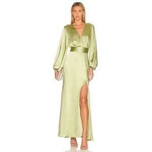 ELLIATT Kai Maxi Dress Avocado Size M